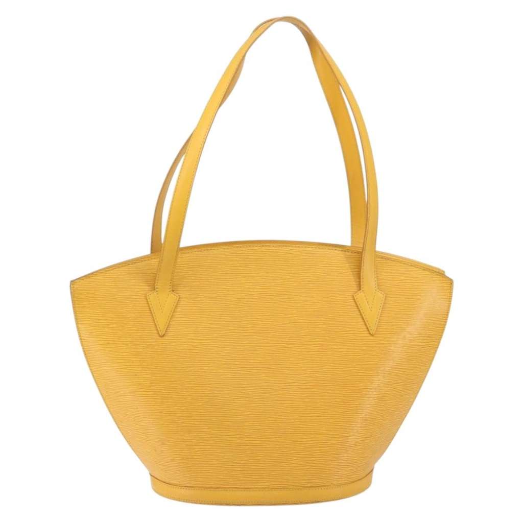 Louis Vuitton Saint Jacques Handbag Yellow Leather Good condition - Back View
