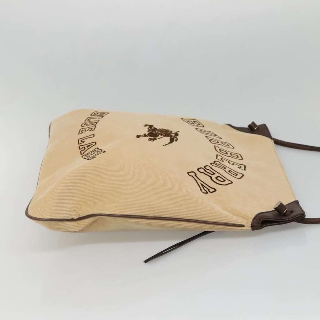 Burberry Blue Label shoulder bag Beige Velvet Good condition - Model View