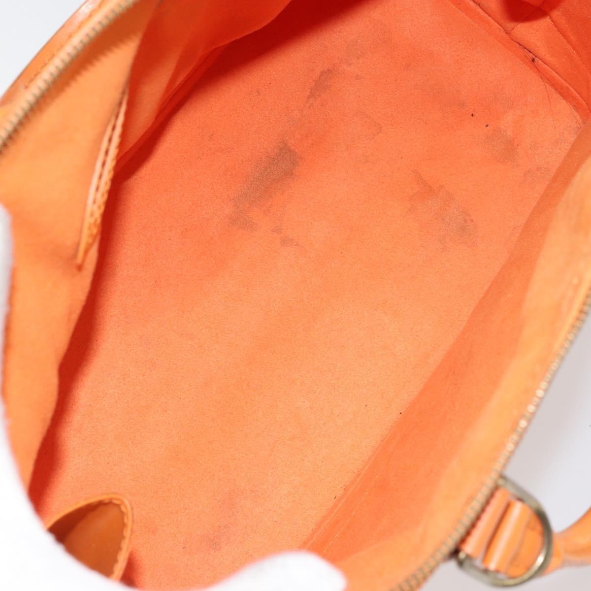 Louis Vuitton Alma Handbag Orange Leather Good condition - Box View