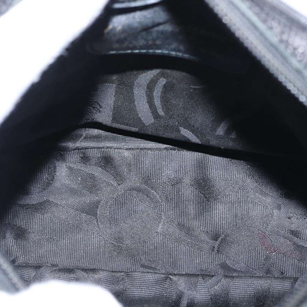 Salvatore Ferragamo Vala Shoulder Bag Black Leather Good condition - Box View