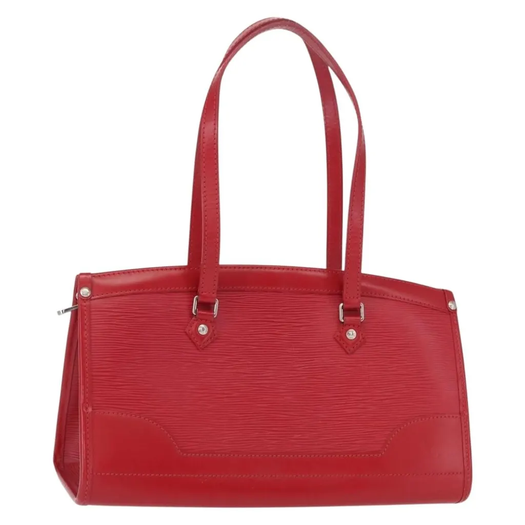 Louis Vuitton Madeleine Handbag Red Good - Front View