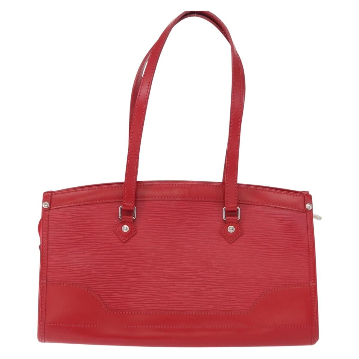 Louis Vuitton Madeleine Handbag Red Good condition - Back View