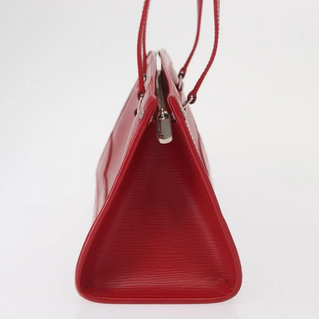 Louis Vuitton Madeleine Handbag Red Good - Model View