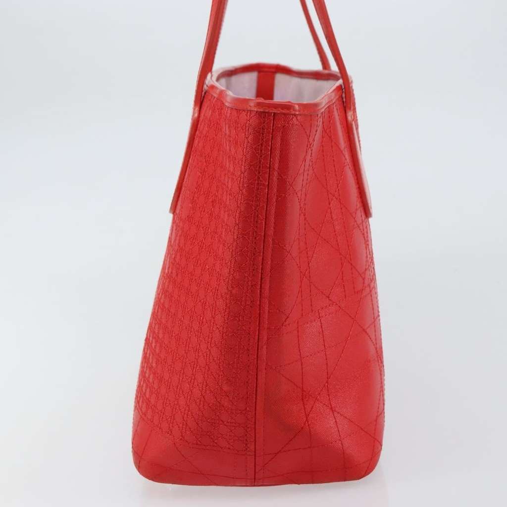 Christian Dior Panarea Tote Red Canvas Good condition - Inside View