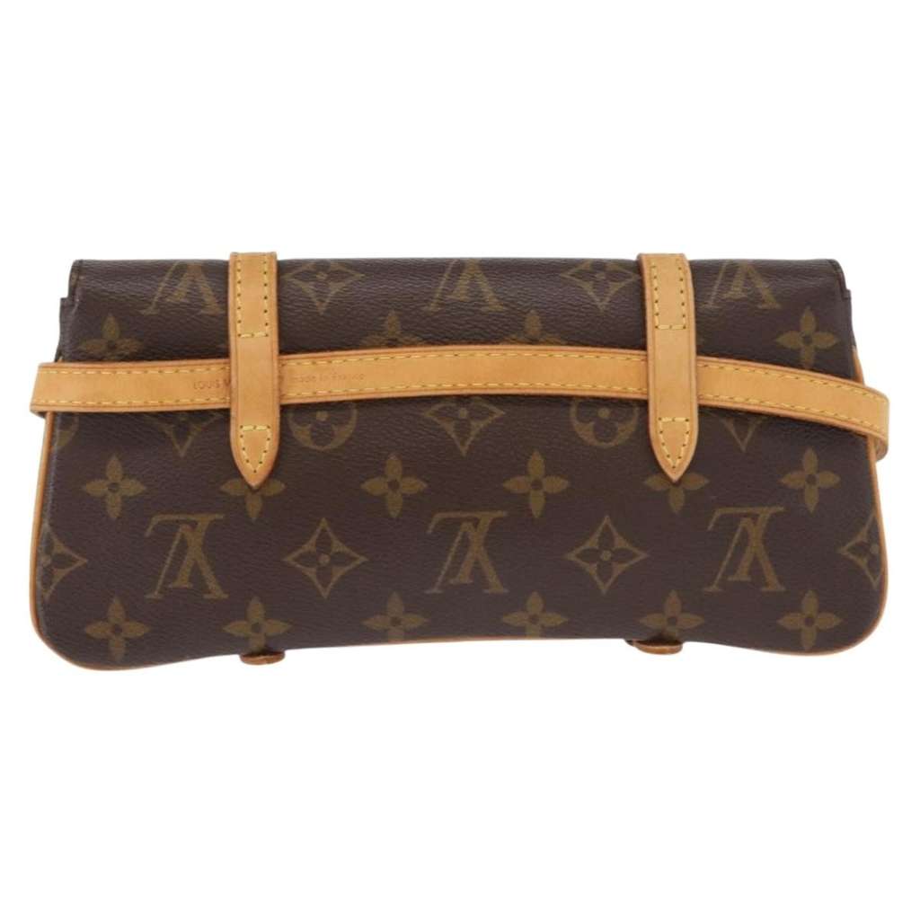Louis Vuitton Marelle Waist Bag Brown Canvas Good condition - Back View