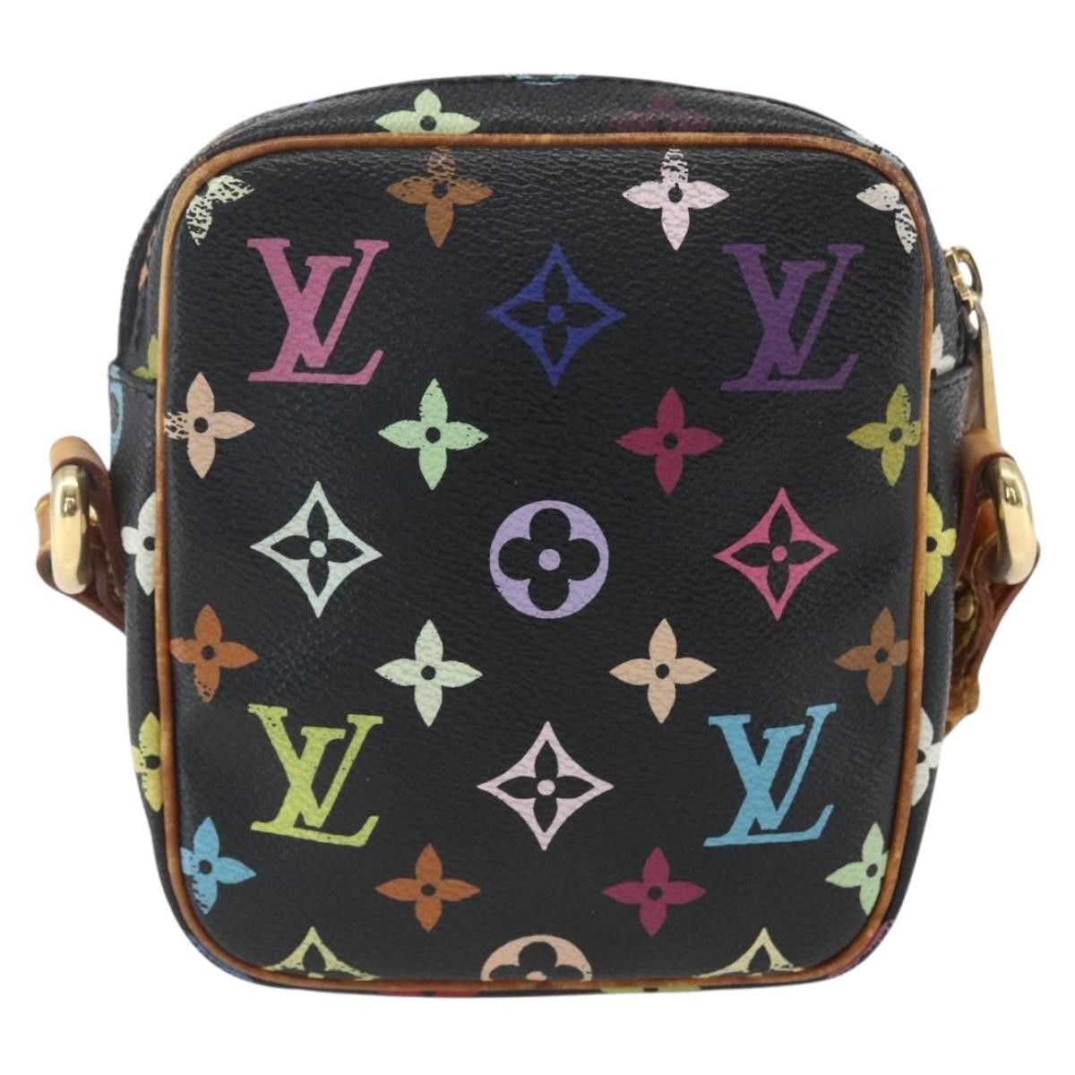 Louis Vuitton Rift Handbag Black Canvas Fair condition - Back View