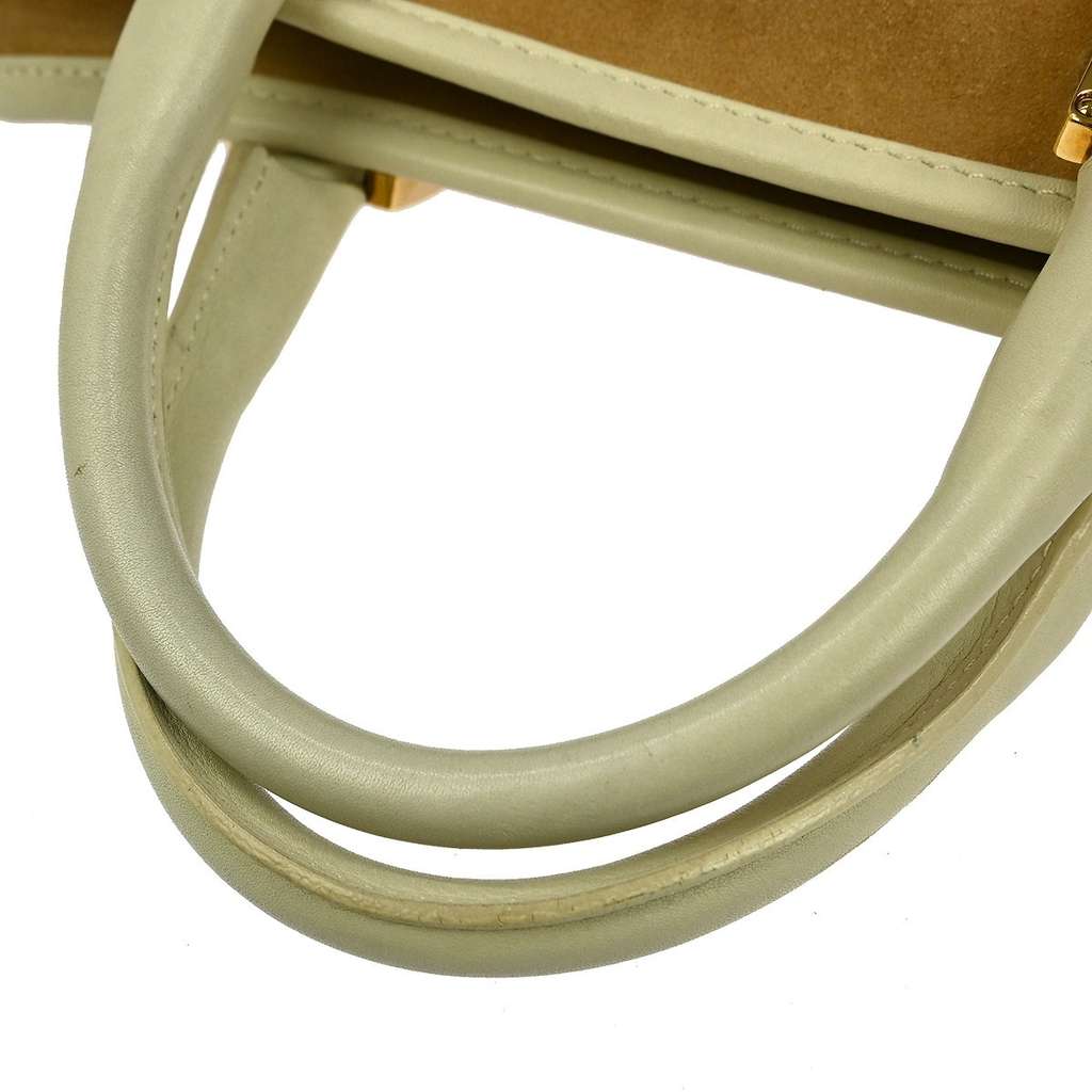 Loewe Amazona Bag Beige Suede Good condition - Box View