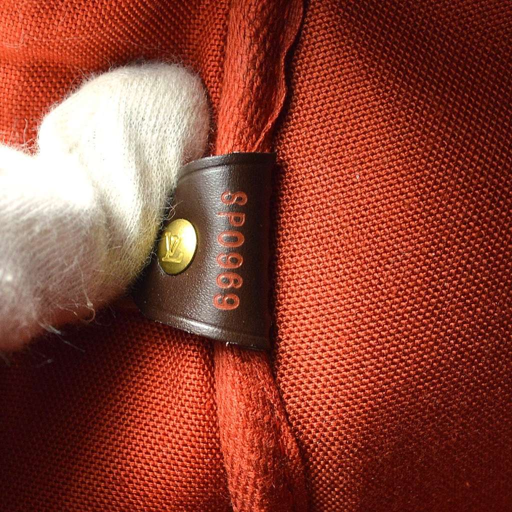 Louis Vuitton Nolita Handbag Brown Canvas Very good condition - Box View