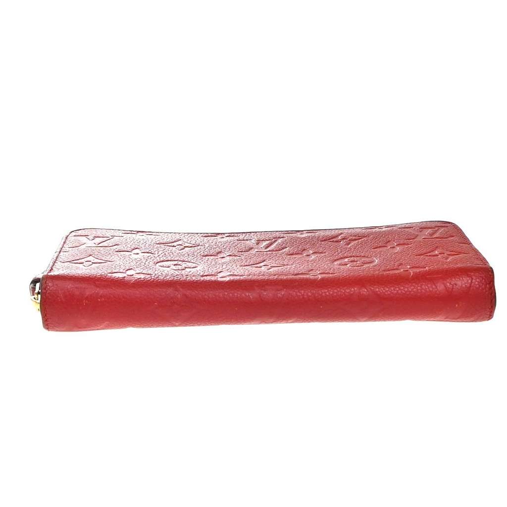 Louis Vuitton Portefeuille zippy Monogramme Empreinte Red Leather Good condition - Model View