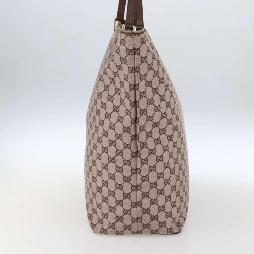 Gucci Vintage Bucket Shopping Tote Pink Canvas Good condition - Model View