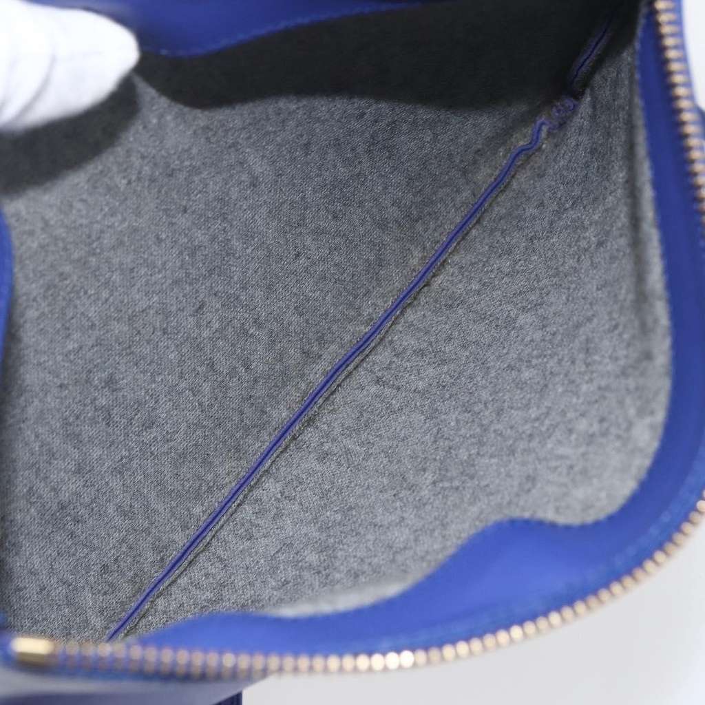 Celine Trio Crossbody Bag Blue Leather Good condition - Box View