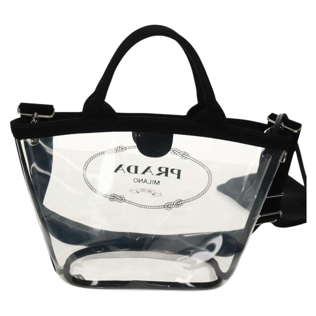 Prada Logo Tote Other Plastic Good condition - Back View