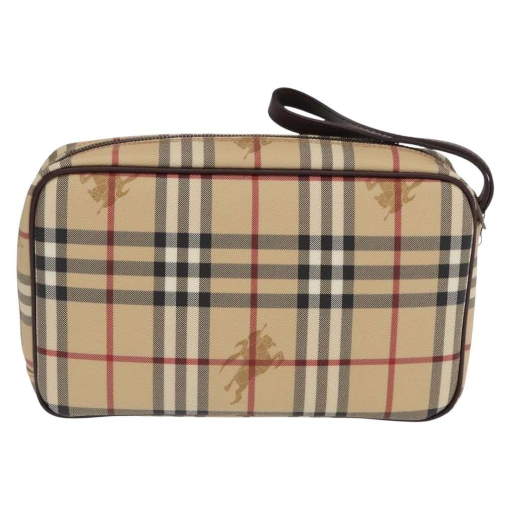 Burberry Nova check Pochette Beige Good condition - Back View