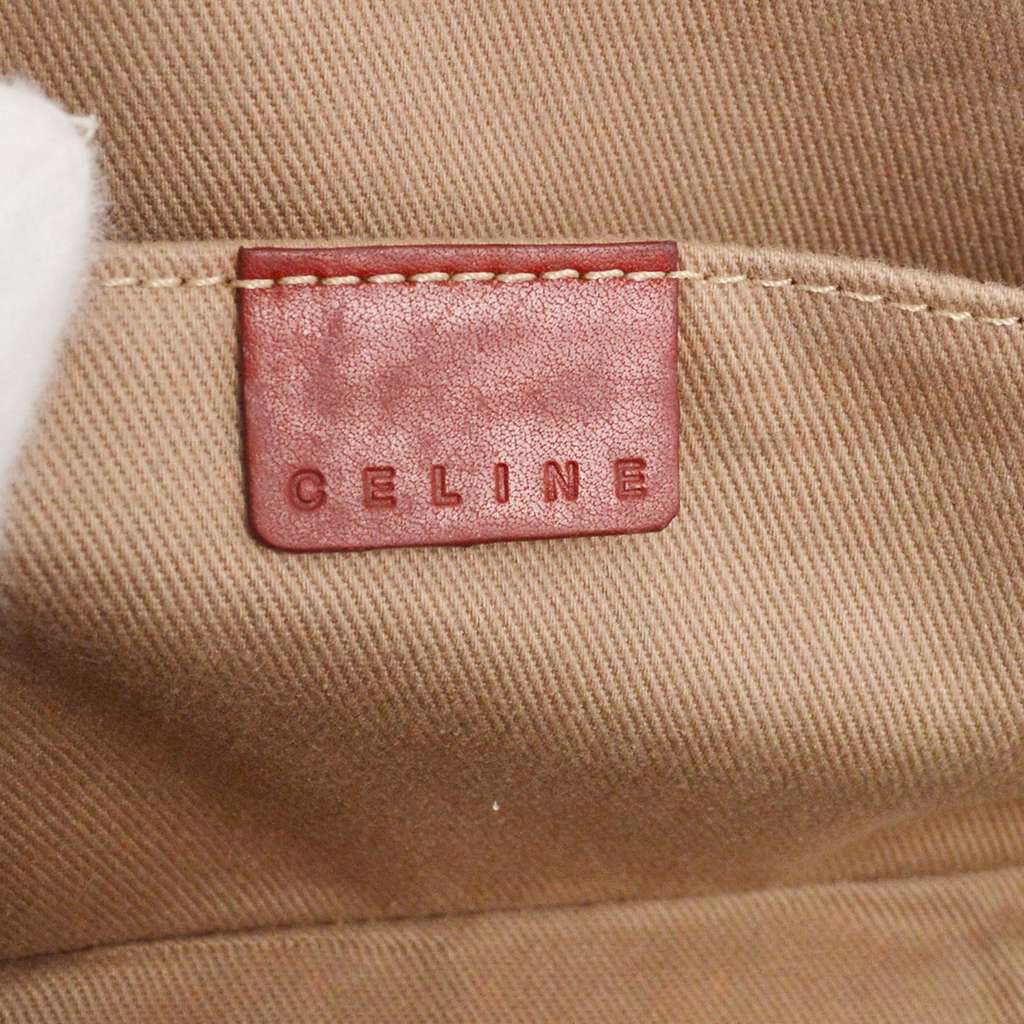 Celine C Macadam Pouch Beige Canvas Good condition - Model View