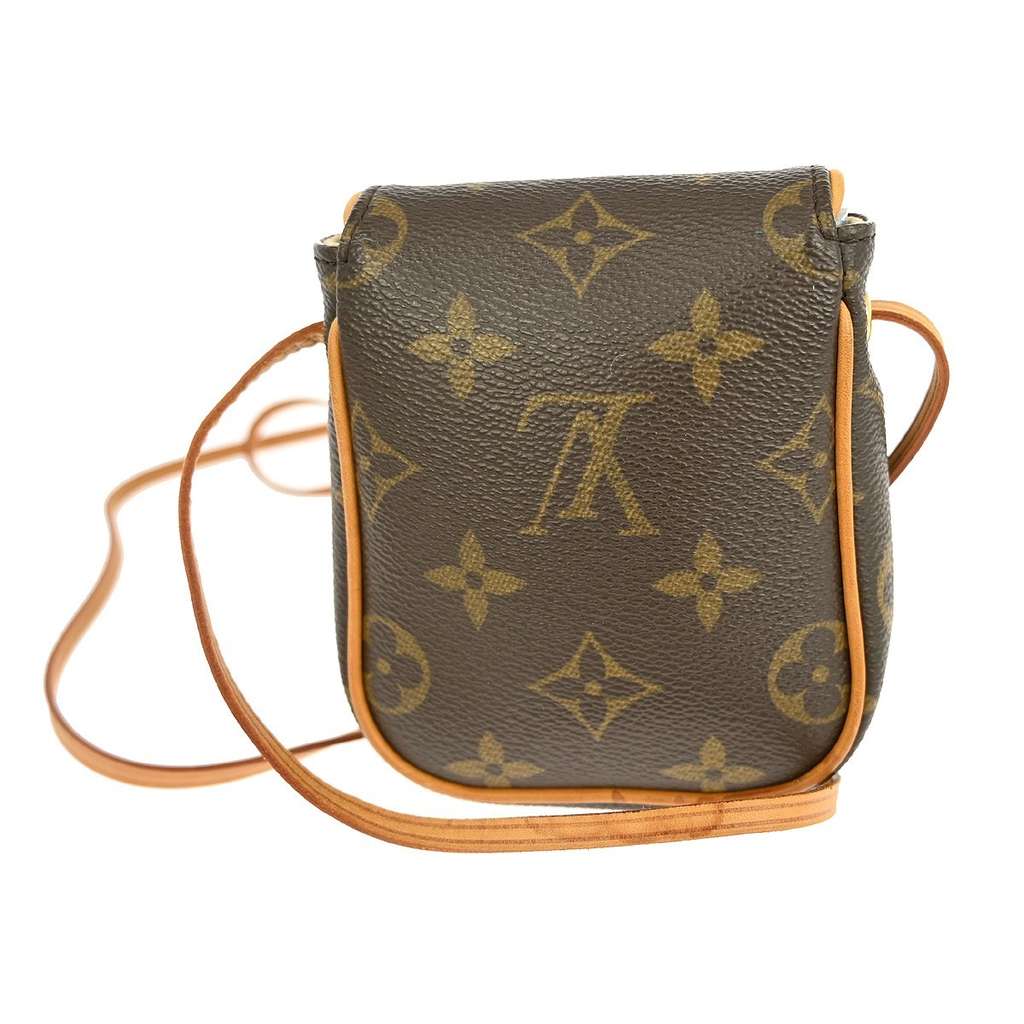 Louis Vuitton Cancun Pochette Brown Canvas Good condition - Back View