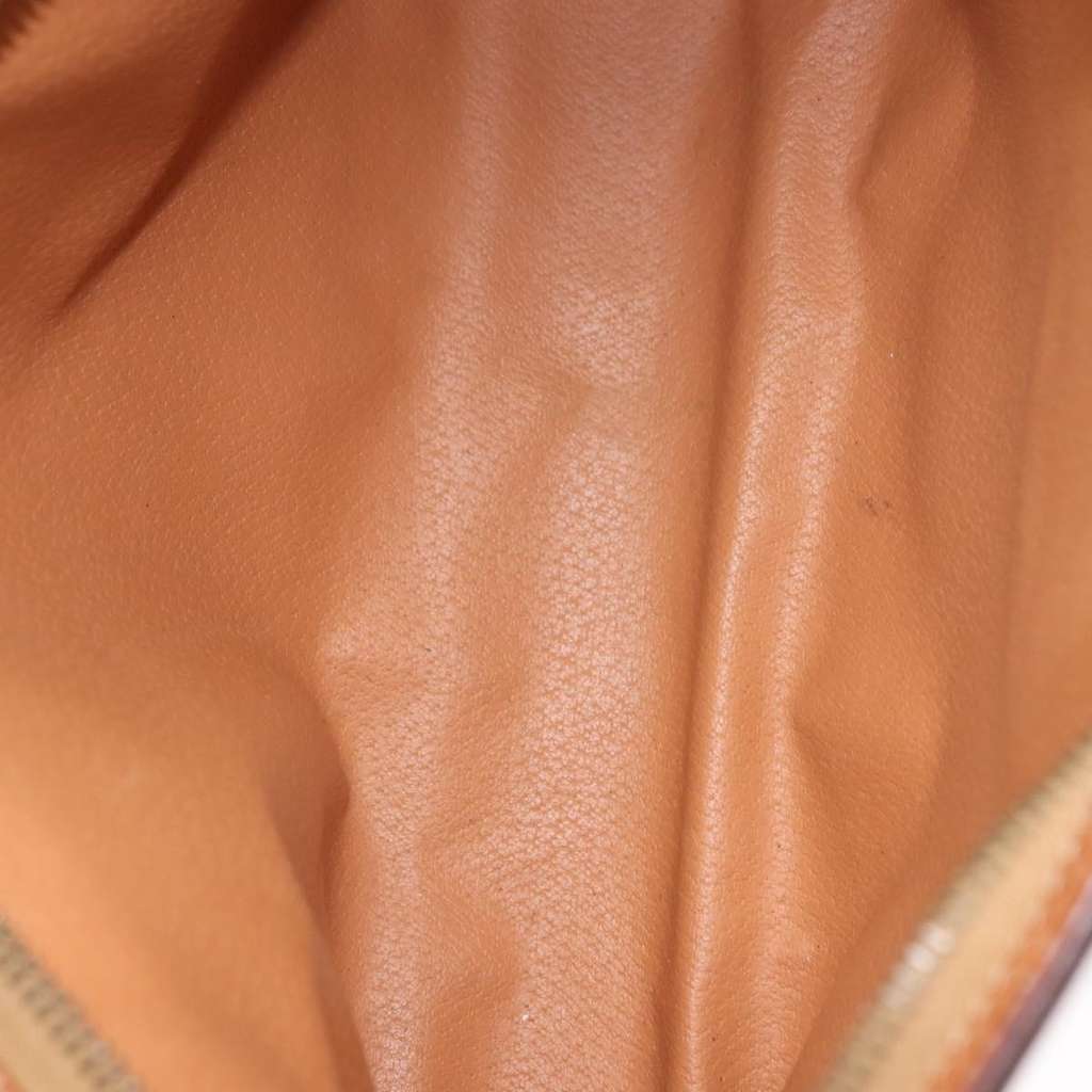 Celine Circle Logo Macadam Pouch Brown Canvas Good condition - Box View