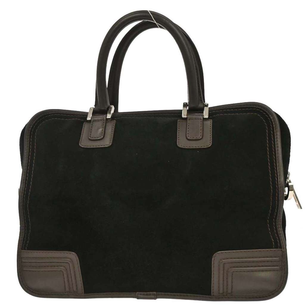 Loewe Amazona Bag Black Suede Good condition - Back View