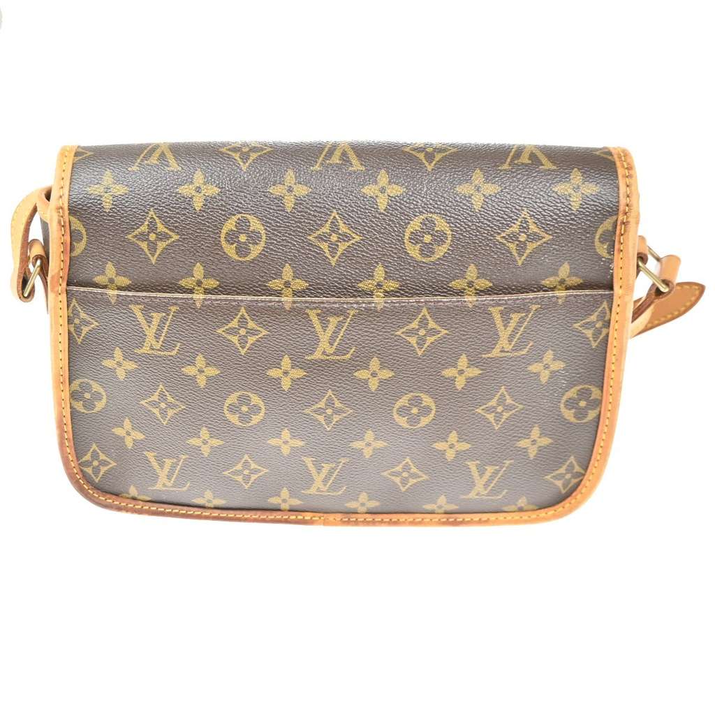 Louis Vuitton Sologne Handbag Brown Canvas Good condition - Back View