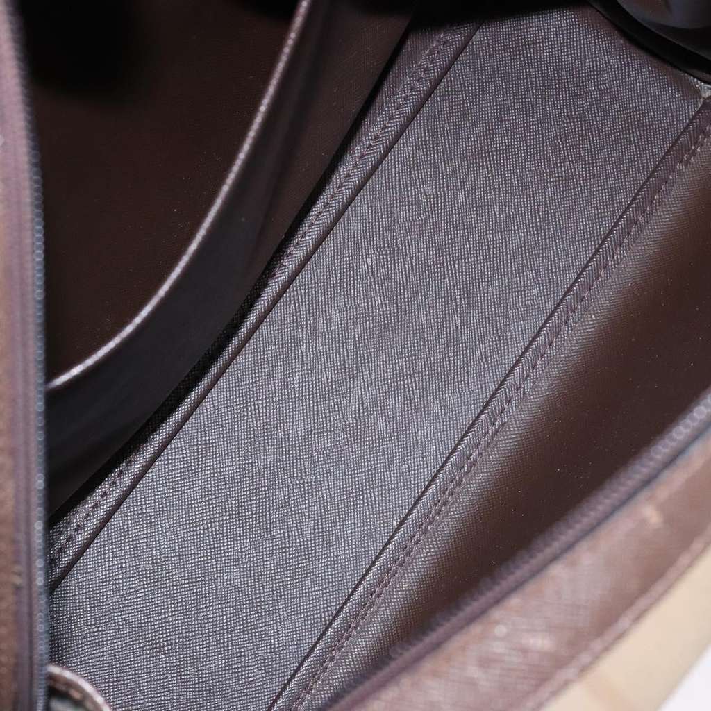 Burberry Nova Check Handbag Beige Canvas Good condition - Box View