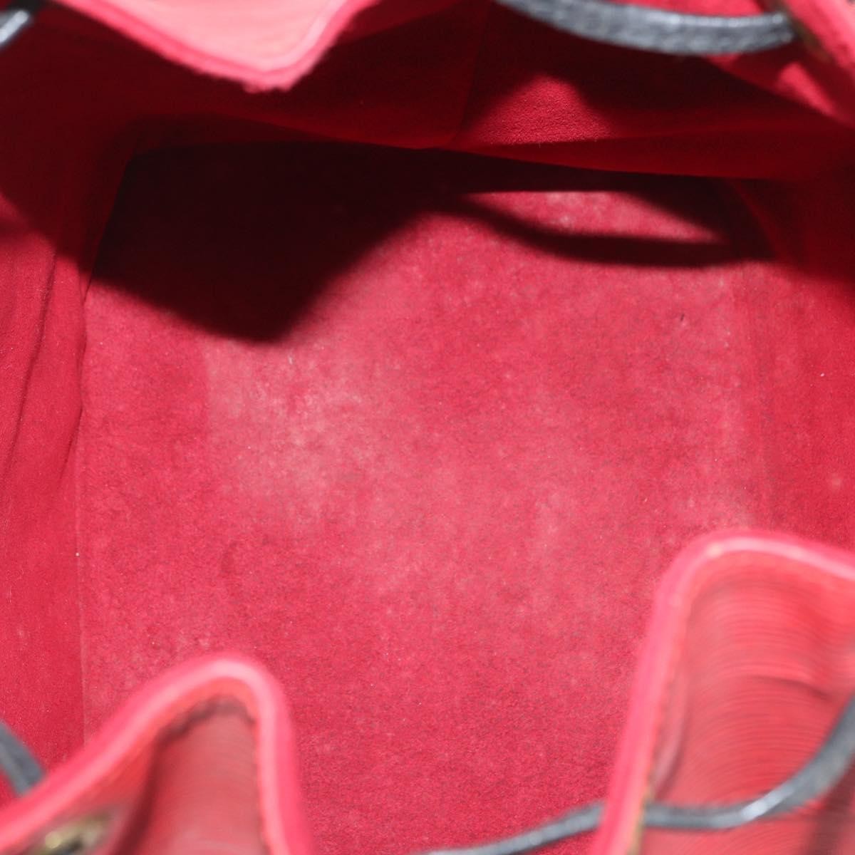 Louis Vuitton Bicolor Petit Noe Handbag Red Leather Good condition - Box View