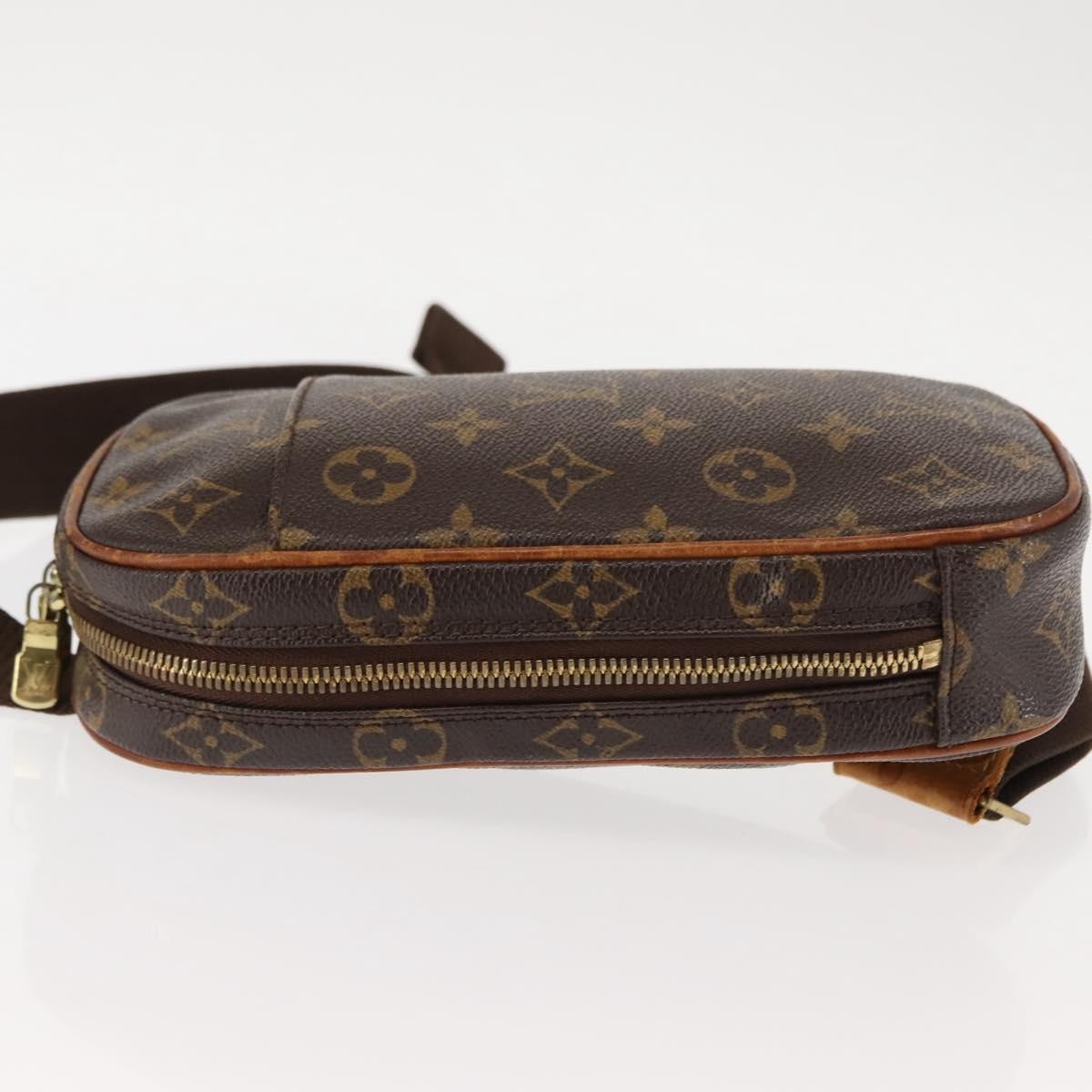 Louis Vuitton Pochette Gange Brown Canvas Good condition - Model View