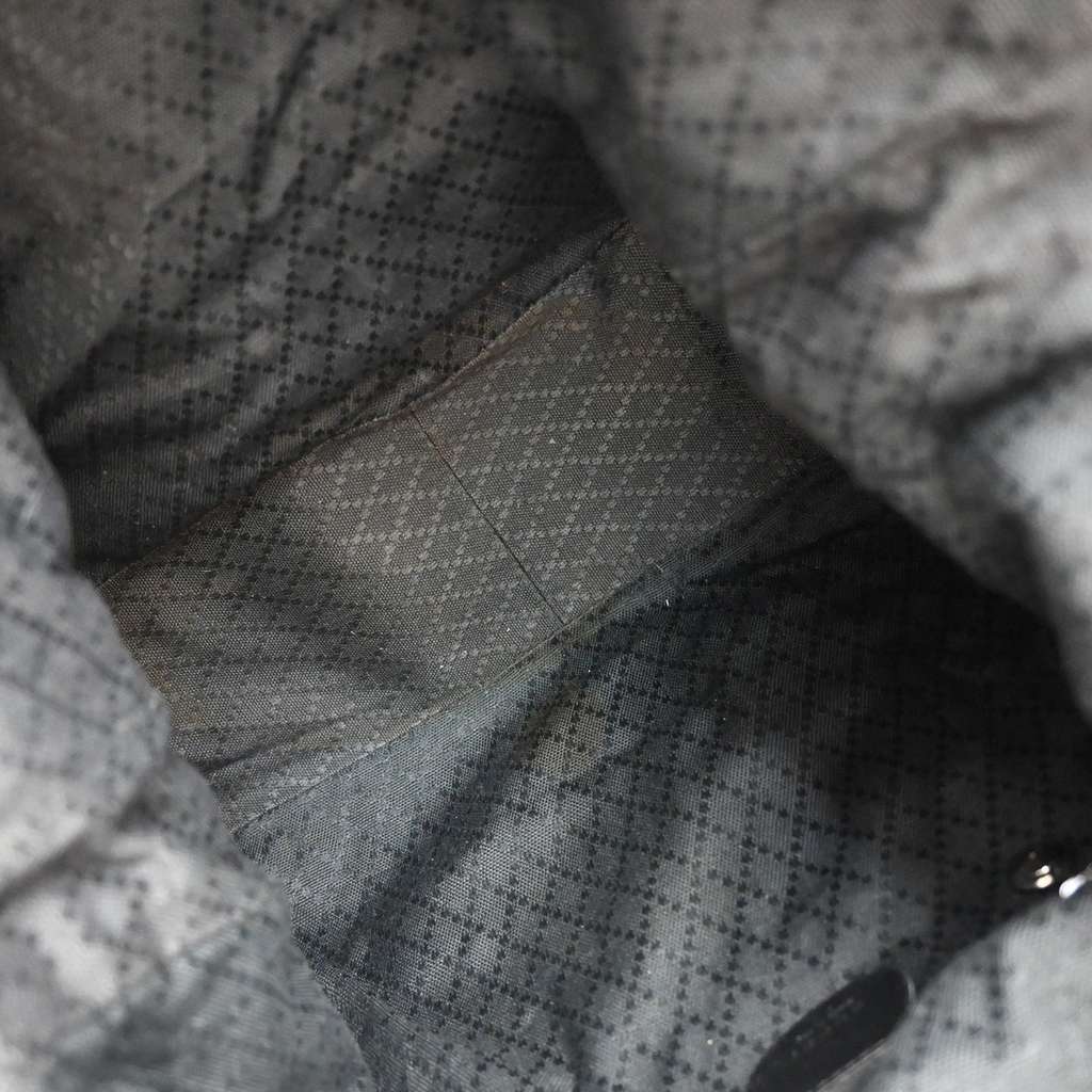 Gucci Vintage Bamboo Handle Open Hobo Black Good condition - Box View