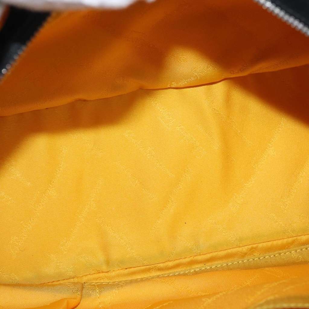 Salvatore Ferragamo Gancini handbag Silver Canvas Good condition - Box View