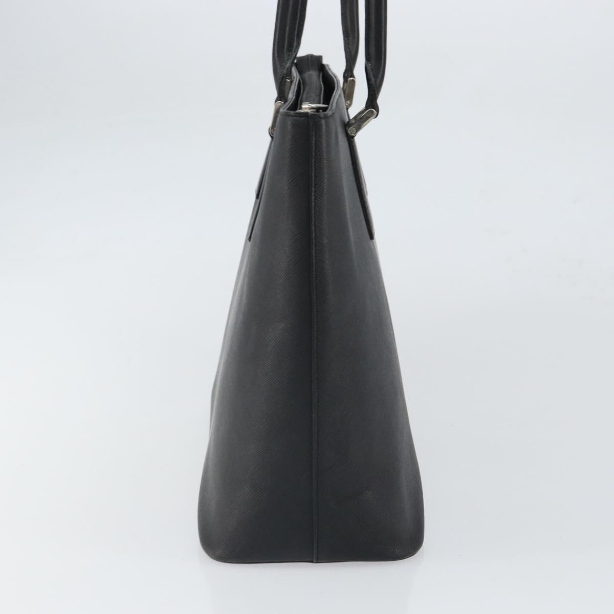 Burberry Vintage tote bag Black Leather Good condition - Inside View