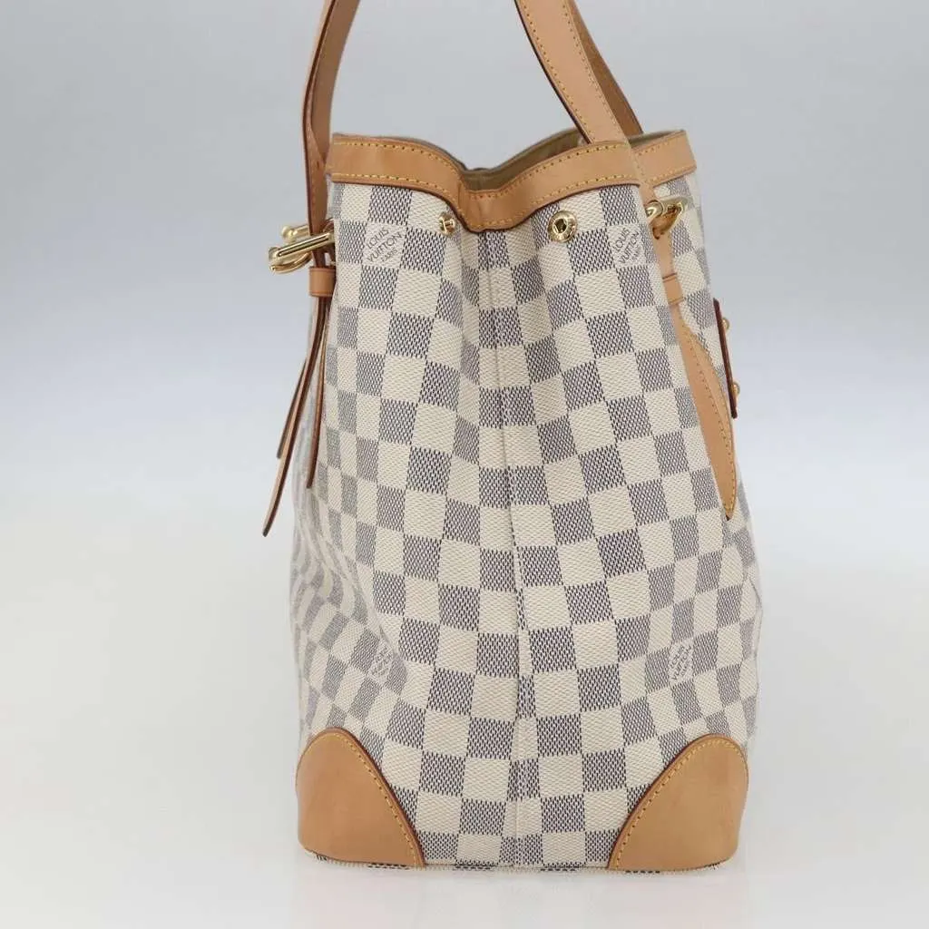 Louis Vuitton Hampstead Handbag White Canvas Good - Inside View