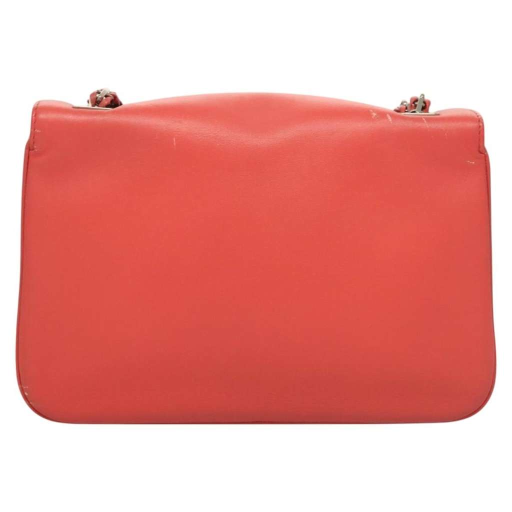 Fendi Be Baguette Flap Bag Pink Leather Good condition - Back View