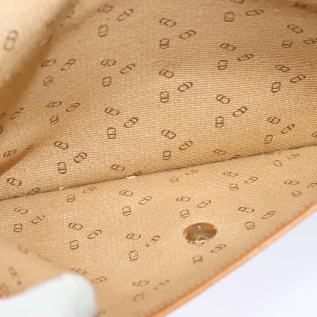 Christian Dior Flap Pouch Brown Canvas Good condition - Box View