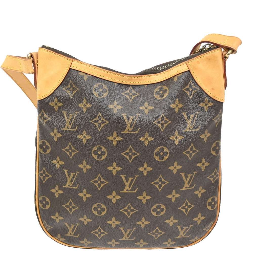 Louis Vuitton Odeon Handbag Brown Canvas Good condition - Back View