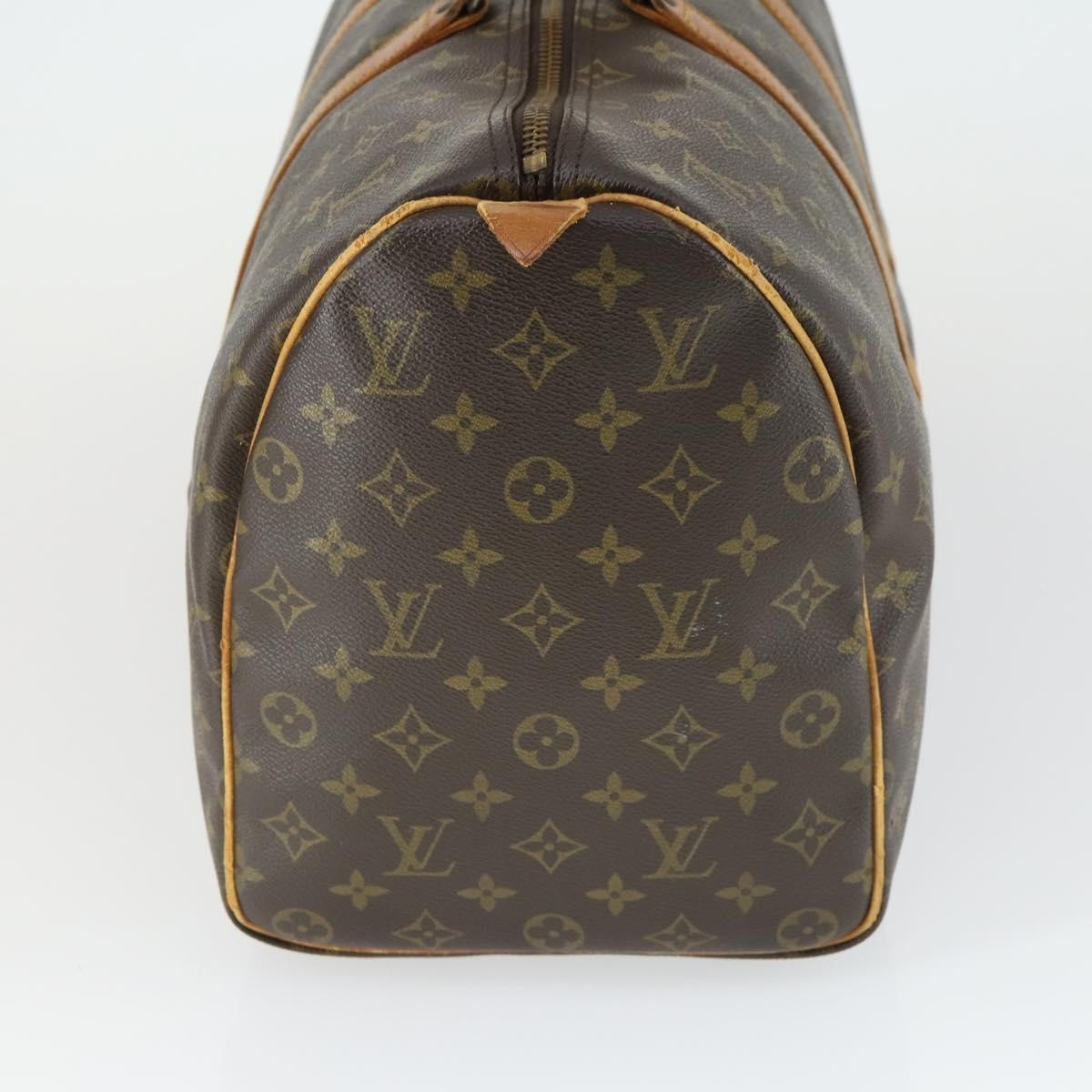 Louis Vuitton Keepall Bag Brown Canvas Fair condition - Inside View