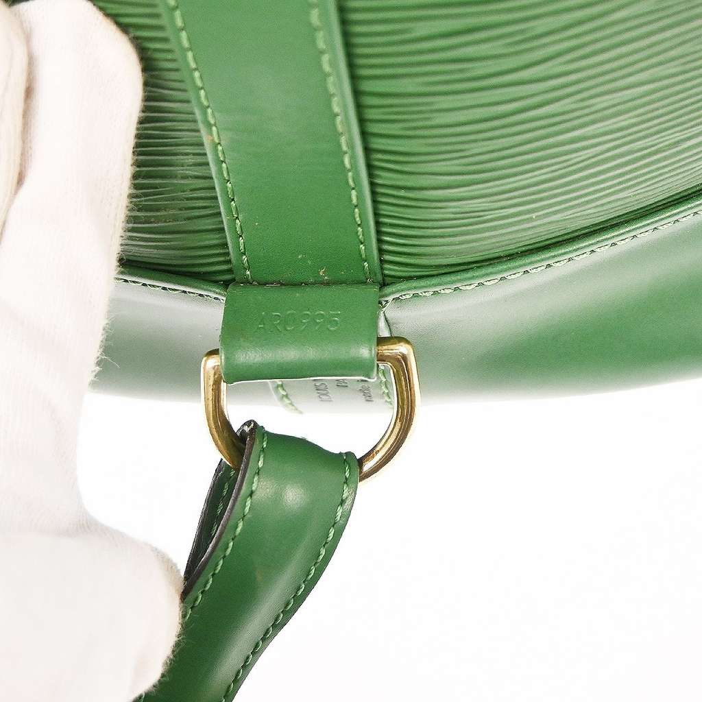Louis Vuitton Randonnee Backpack Green Leather Good condition - Box View