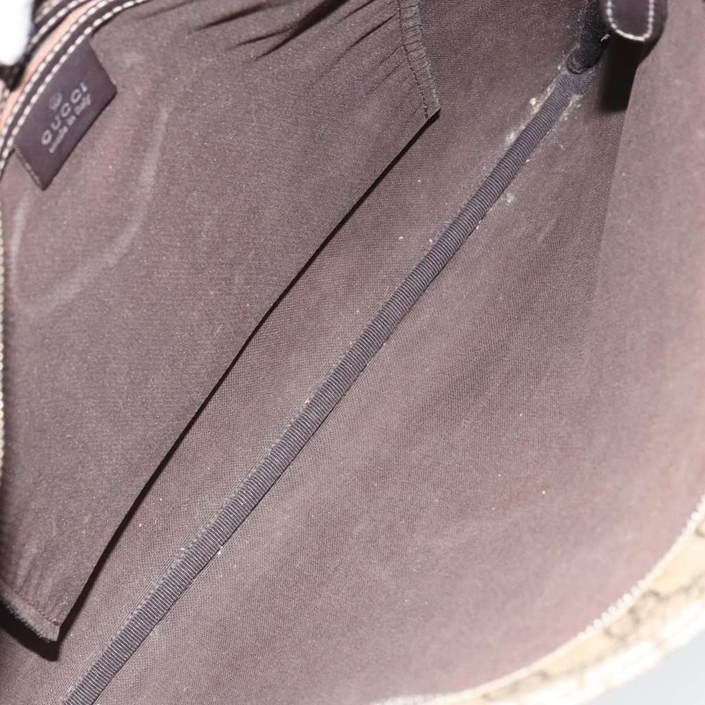 Gucci Zip Top Messenger Bag Beige Good condition - Box View