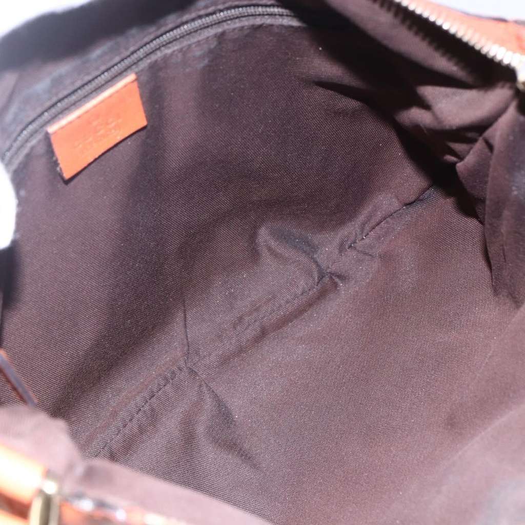 Gucci D Ring Messenger Bag Beige Canvas Good condition - Box View