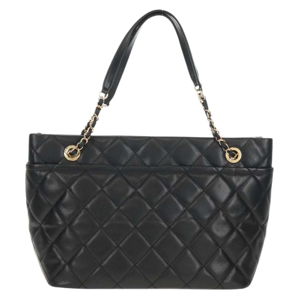 Chanel Timeless CC Soft Tote Black Leather Good condition - Back View