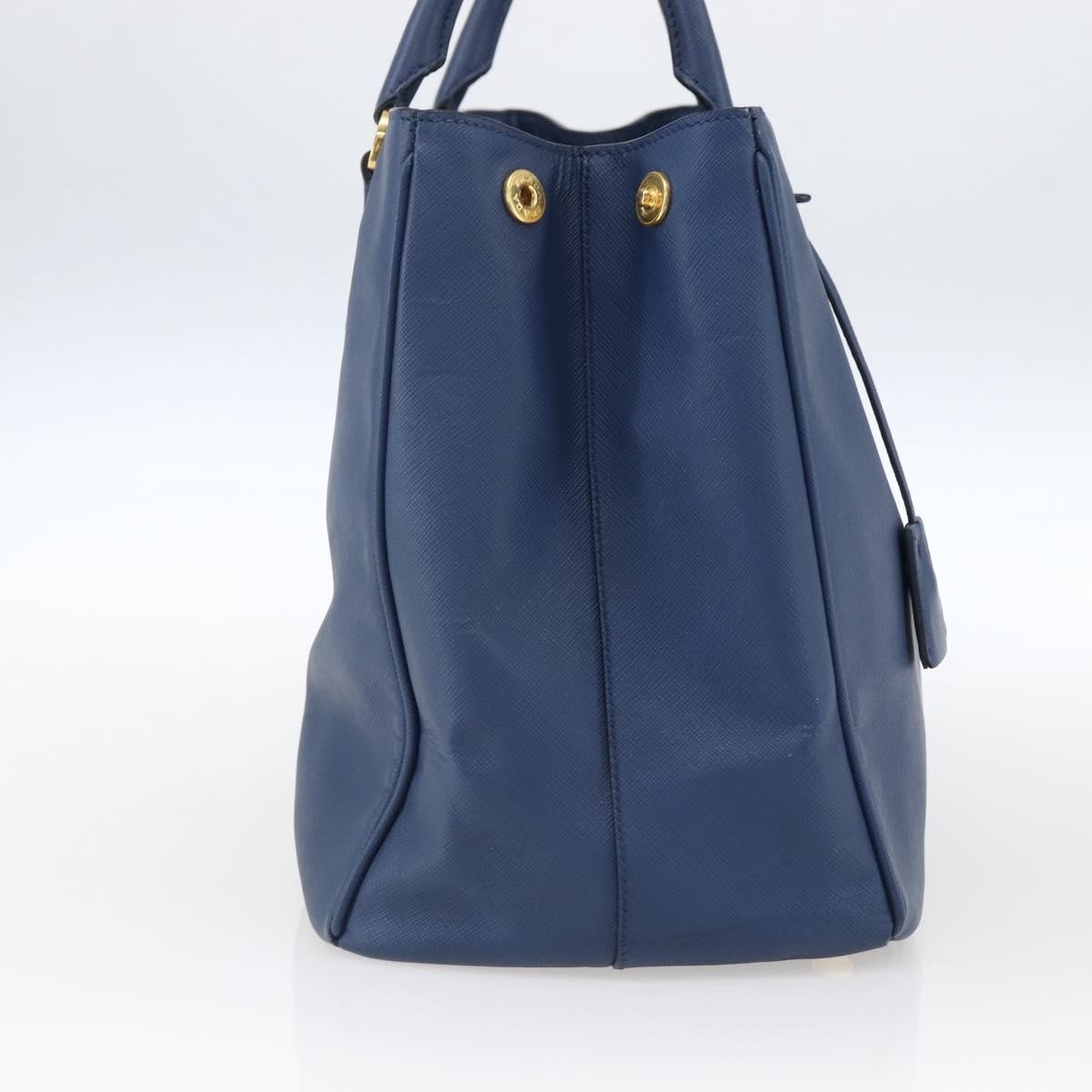 Prada Lux Open Tote Blue Leather Fair condition - Inside View