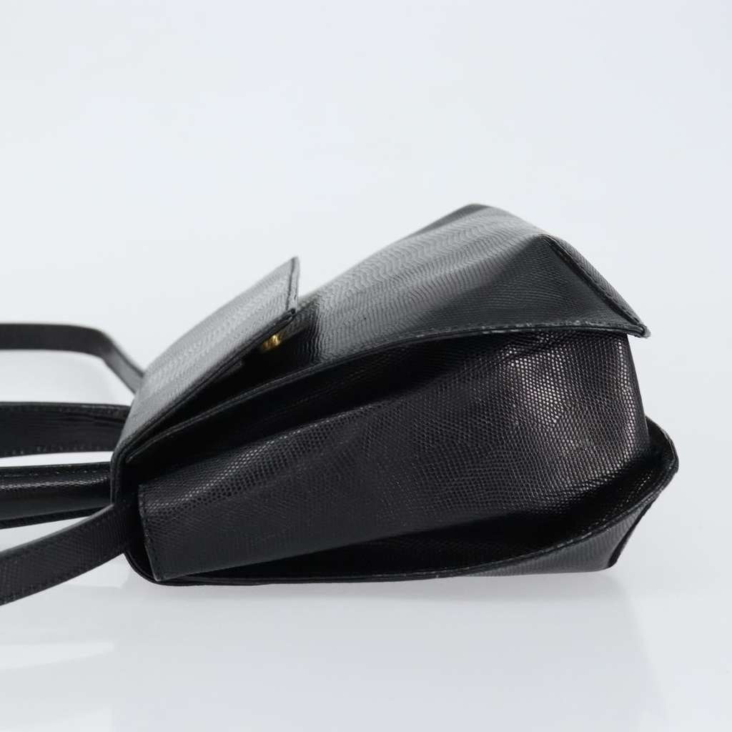 Salvatore Ferragamo Vintage Handbag Black Leather Good condition - Model View