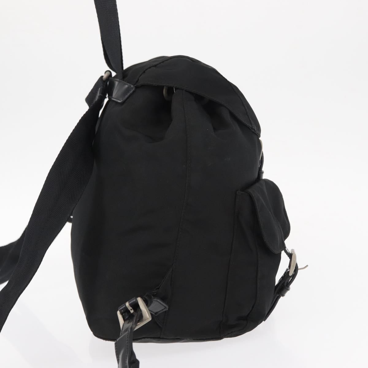 Prada Vela Double Front Pocket Backpack Black Good condition - Model View