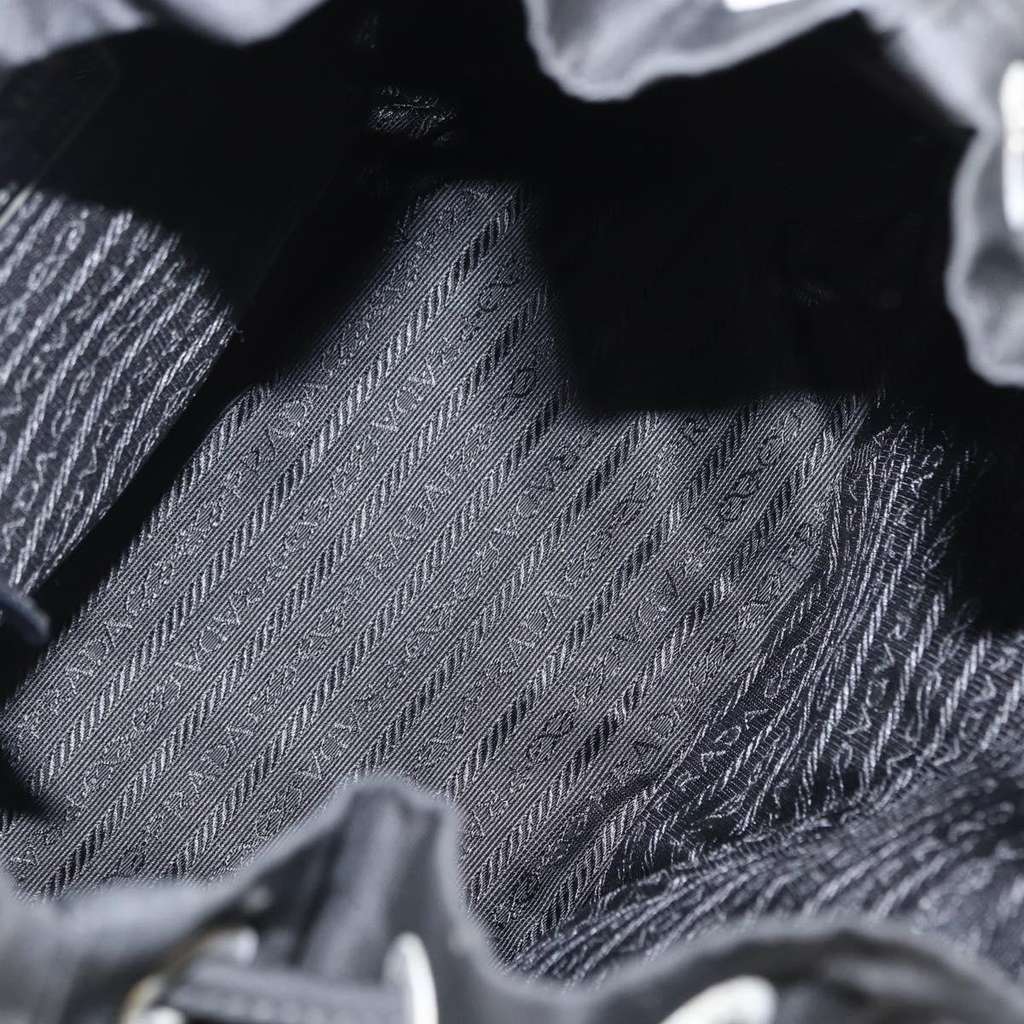 Prada Vela Double Front Pocket Backpack Black Good condition - Box View