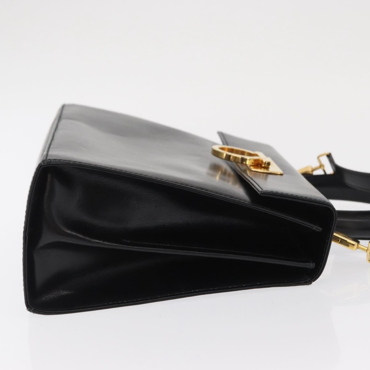 Salvatore Ferragamo Convertible Top Handle Bag Black Leather Fair condition - Inside View