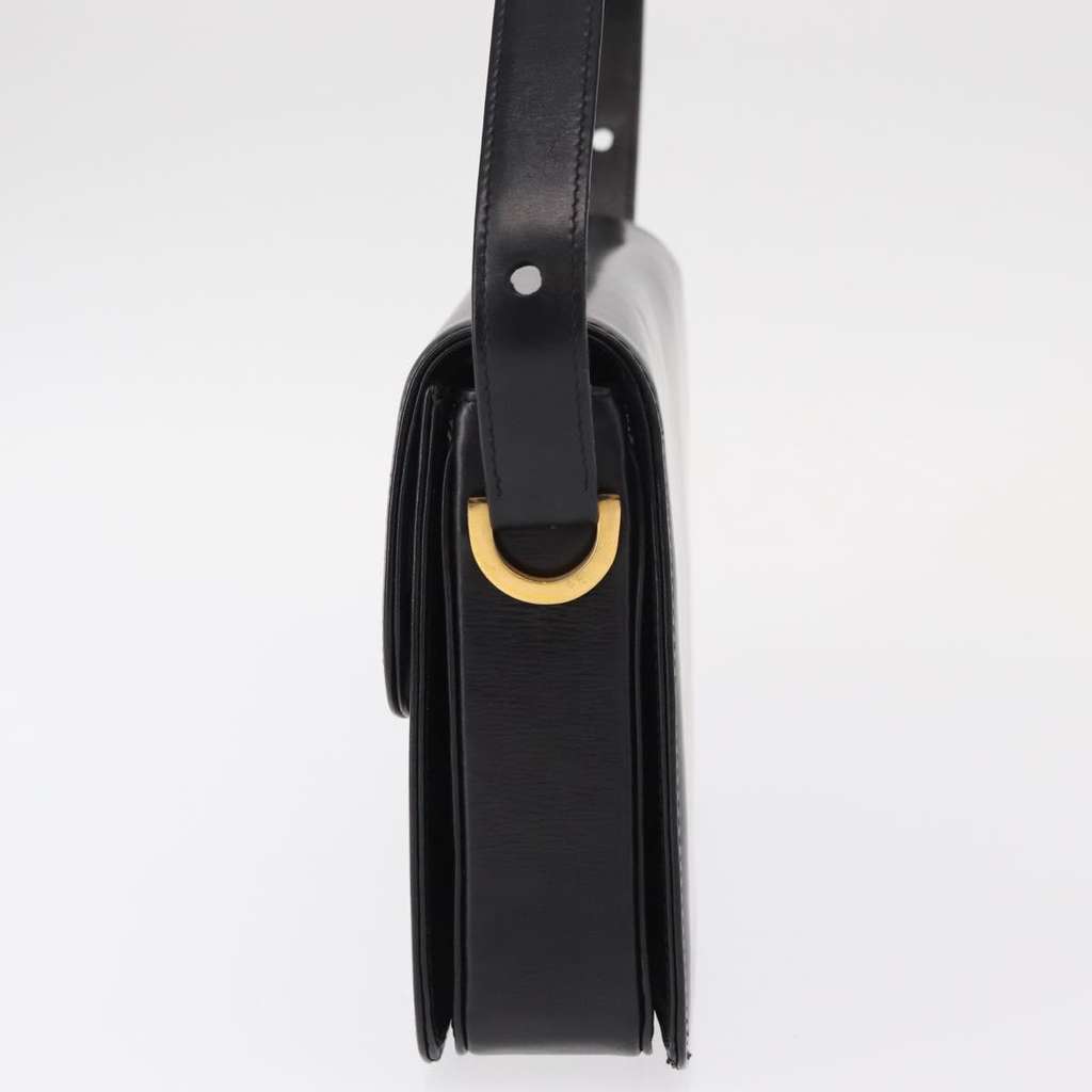 Gucci Vintage Shoulder Bag Black Leather Good condition - Inside View