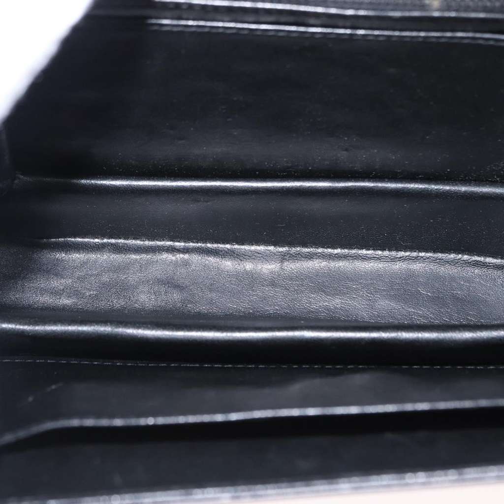 Gucci Vintage Shoulder Bag Black Leather Good condition - Box View