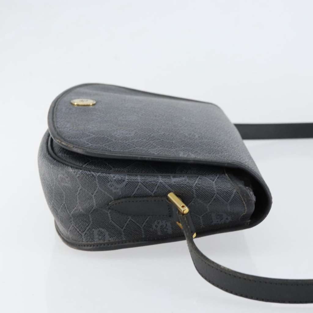 Christian Dior Vintage Honeycomb Shoulder Bag Black Canvas Good condition - Inside View