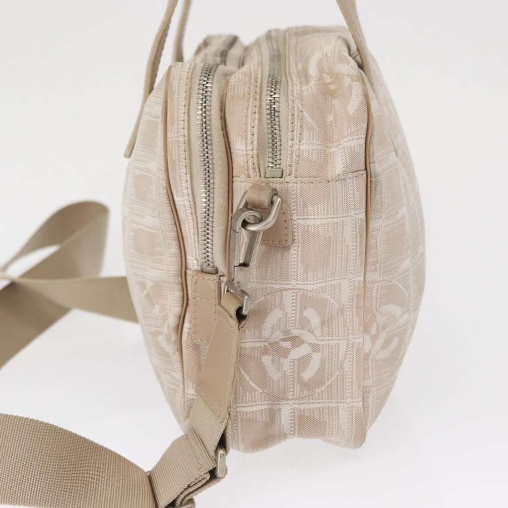 Chanel Travel Line Convertible Satchel Beige Canvas Good condition - Inside View
