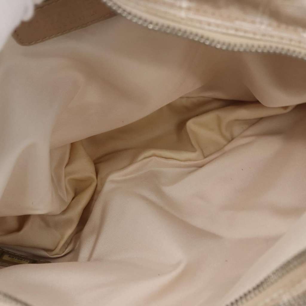 Chanel Travel Line Convertible Satchel Beige Canvas Good condition - Box View