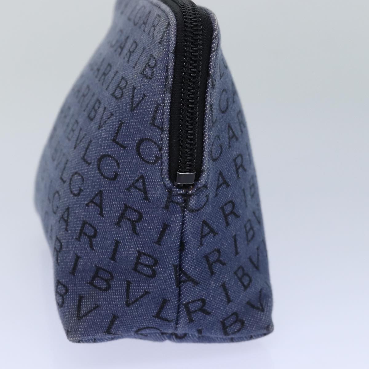 Bvlgari B.Zero1 Logomania Bag Blue Canvas Good condition - Model View