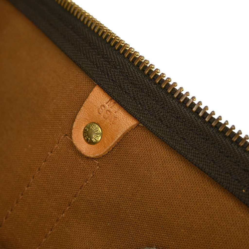 Louis Vuitton Keepall Bag Brown Canvas Fair condition - Box View