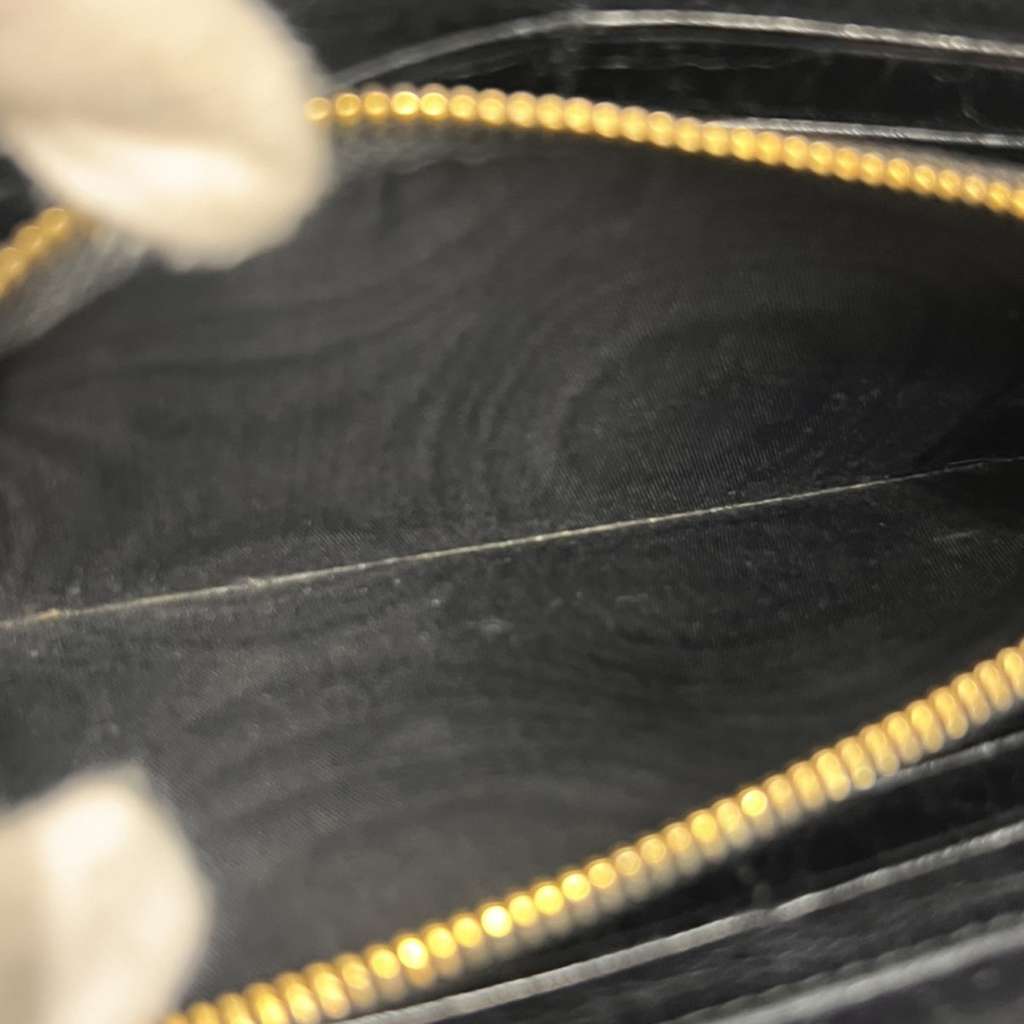 Miu Miu Matelasse Wallet Black Leather Good condition - Box View